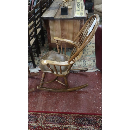 500 - Handmade Windsor rocking chair