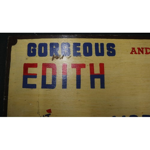 288 - Vintage original circus sign