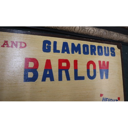 288 - Vintage original circus sign