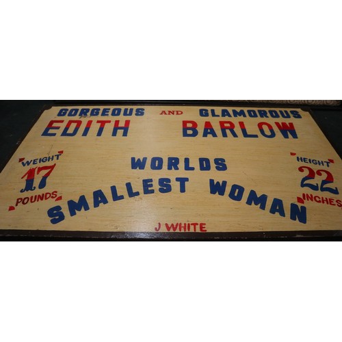 288 - Vintage original circus sign