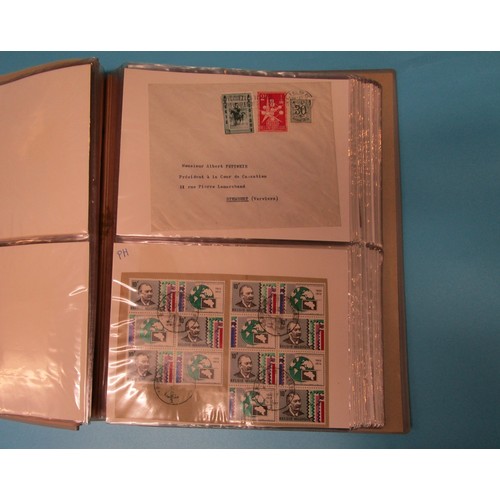 152 - Stamps - Belgium album of covers and postal stationary