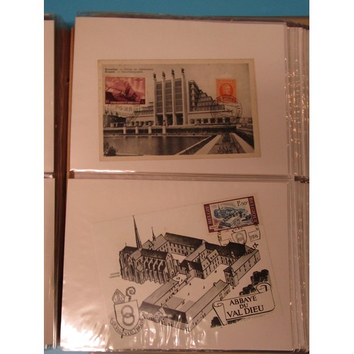 152 - Stamps - Belgium album of covers and postal stationary