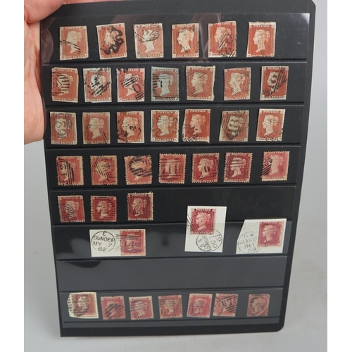 133 - Stamps - GB impert and pert id reds for sorting