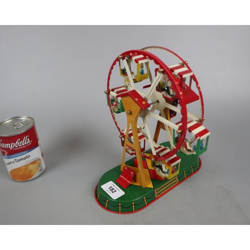 182 - Ferris wheel tin plate toy