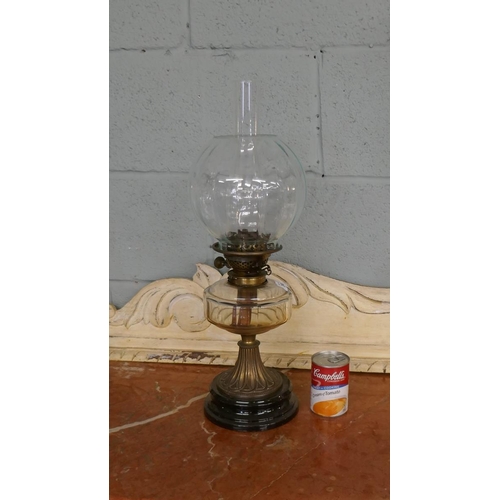 268 - Victorian oil lamp