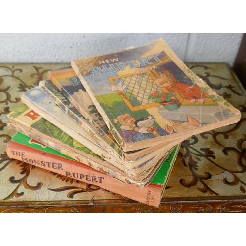 419 - 7 1940s/50s Rupert the Bear books