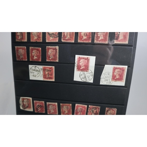 133 - Stamps - GB impert and pert id reds for sorting