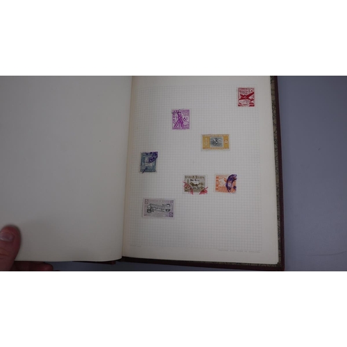 135 - Stamps - 3 populated stamp albums - World and GB