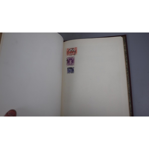 135 - Stamps - 3 populated stamp albums - World and GB