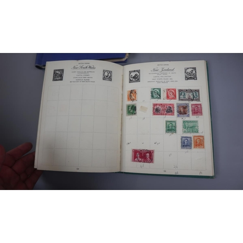 148 - Stamps - Collection of populated stamp albums