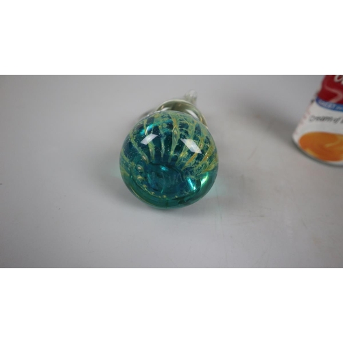 163 - Medina glass paperweight - Seahorse - Approx height 17cm