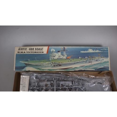 171 - Airfix-72 scale PBY-5A Catalina together with Airfix-600 scale H.M.S. Victorious