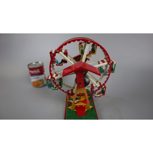 182 - Ferris wheel tin plate toy