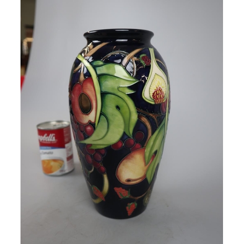 188 - Moorcroft vase - Queen's choice - 3934/10 by Emma Bossons - Approx height 25cm