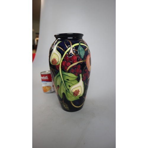 188 - Moorcroft vase - Queen's choice - 3934/10 by Emma Bossons - Approx height 25cm