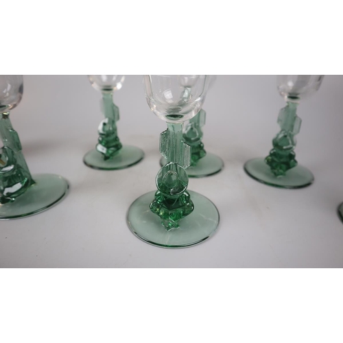 191 - Set of 6 Mexican themed Margarita glasses - Luminarc