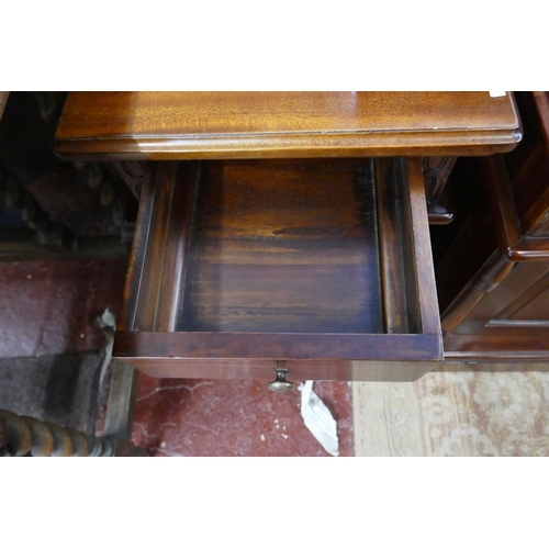 221 - Pair of mahogany bedside tables