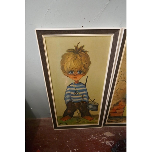 258 - 3 retro prints of boys