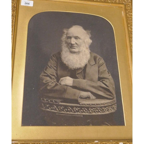 266 - Pair of Victorian prints in gilt frames