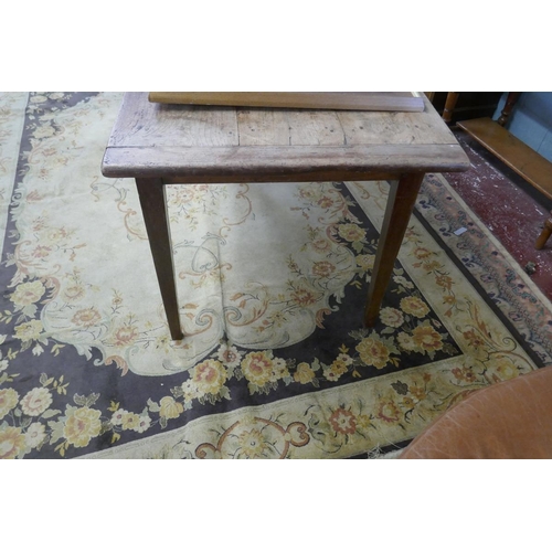 281 - Early fruitwood table – Size: L: 151cm W: 76cm H: 76cm