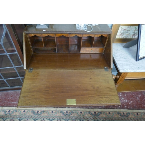 282 - Edwardian mahogany bureau 