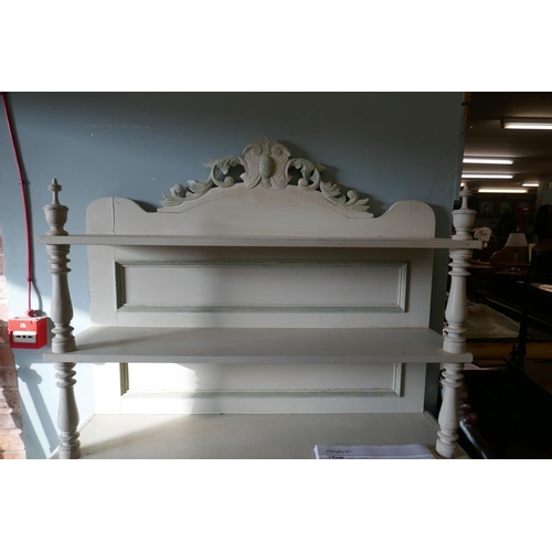 309 - Painted chiffonier - Approx size W: 103cm D: 54cm H: 178cm