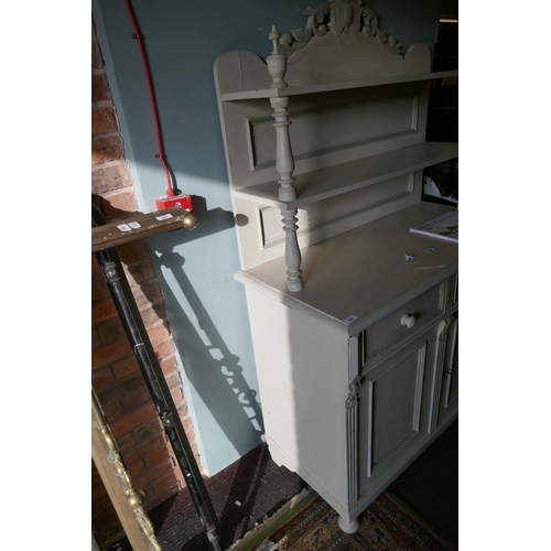 309 - Painted chiffonier - Approx size W: 103cm D: 54cm H: 178cm