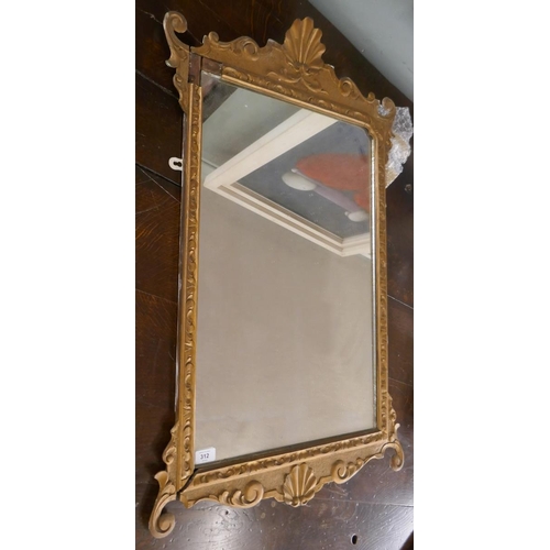 312 - Gilt framed mirror