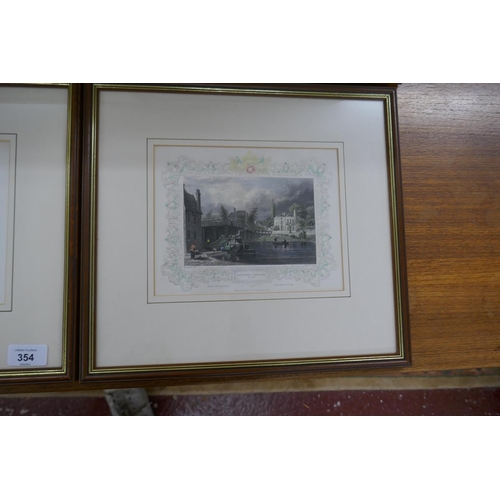 354 - Collection of prints - Tombolson's views of the Thames