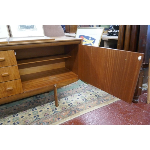 355 - Mid century teak sideboard by White and Newton Ltd - Approx size W: 193cm D: 43cm H: 74cm