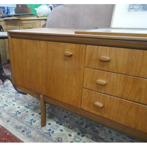 355 - Mid century teak sideboard by White and Newton Ltd - Approx size W: 193cm D: 43cm H: 74cm