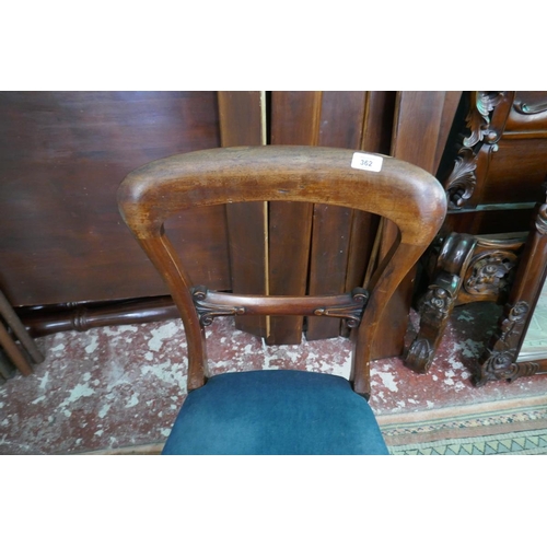 362 - Set of 4 antique dining chairs