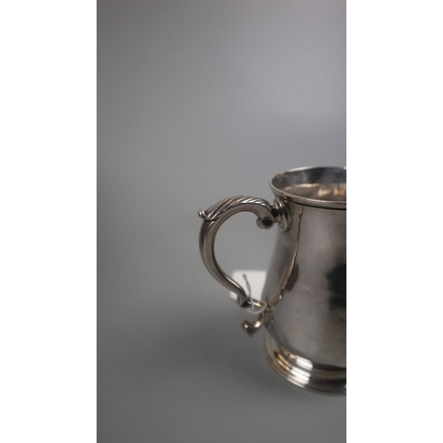 8 - Hallmarked silver tankard London dated 1767 - Approx weight 200g