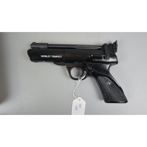 83 - Webley air pistol Tempest .22