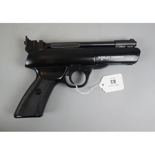 83 - Webley air pistol Tempest .22