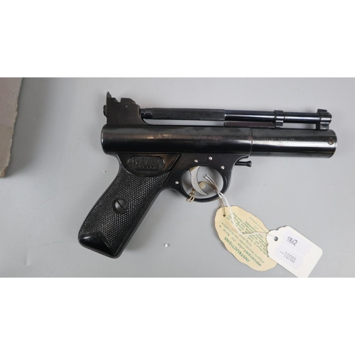 85 - Webley air pistol mark 1 .177 in original box