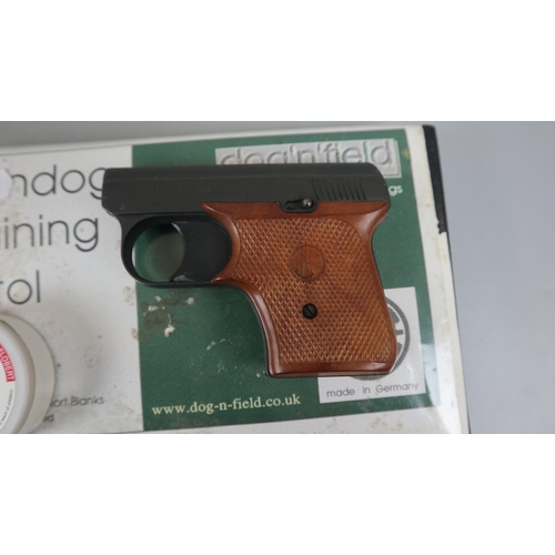 95 - Webley sports starter pistol together with a gun dog training pistol