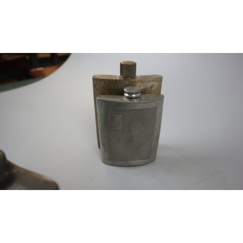 97 - Collection of hipflasks