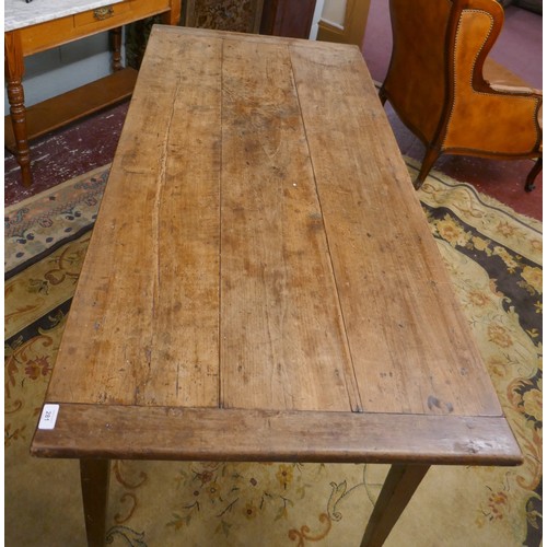 281 - Early fruitwood table – Size: L: 151cm W: 76cm H: 76cm