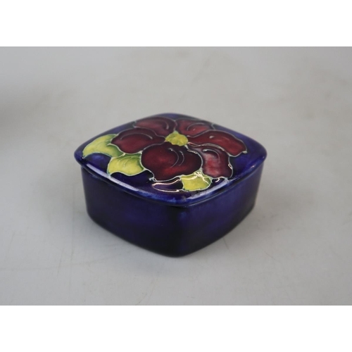 146 - Moorcroft lidded trinket box