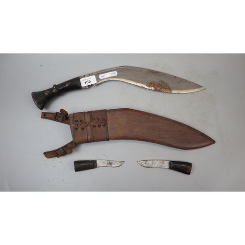 165 - Kukri in sheath