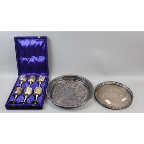 277 - Collection of silver plate