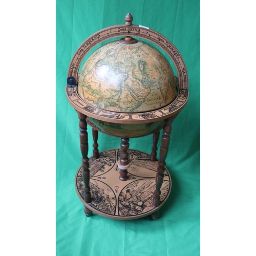 283 - Globe cocktail cabinet