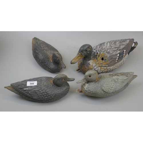 306 - Collection of vintage Italian decoy ducks