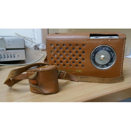 353 - Transistor radio in original case with headphones