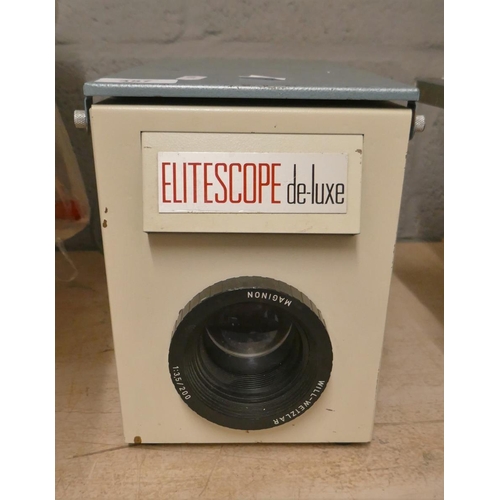 357 - Elite scope de-luxe projector