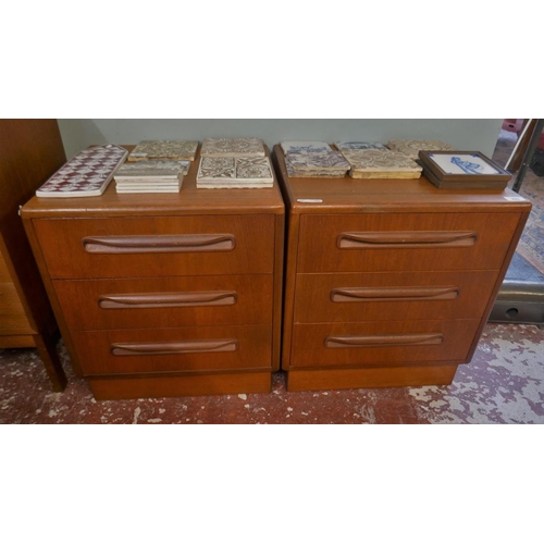 423 - Pair of G Plan bedside chests