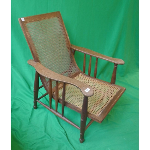 443 - Edwardian plantation bergere chair