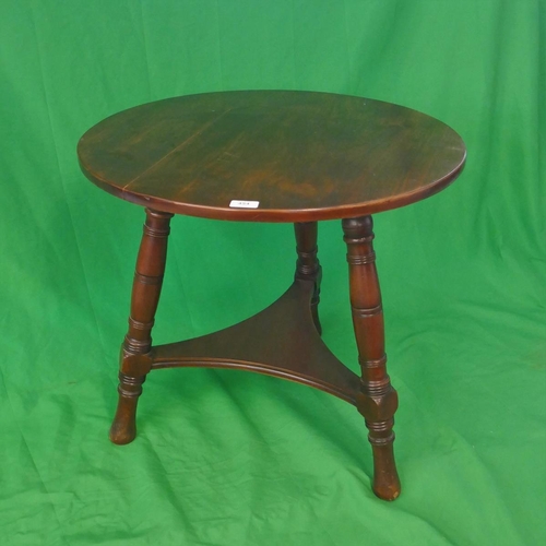 454 - Holland & Son circular occasional table (stamp under)