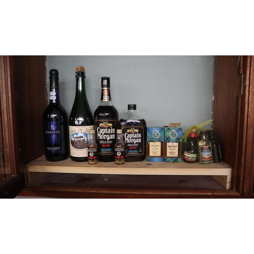 80 - Collection of booze to include Captain Morgan etc